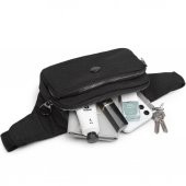 Nano Metalik Kumaş Kadın Bel Çantası Smart Bags 1154 K.Gri - 4