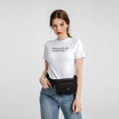 Nano Metalik Kumaş Kadın Bel Çantası Smart Bags 1154 K.Gri - 11