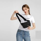 Nano Metalik Kumaş Kadın Bel Çantası Smart Bags 1154 K.Gri - 12