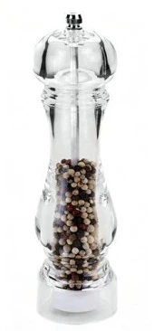 Akrilik Ayarlanabilir Baharat  Tuz Karabiber Değirmeni 22 Cm thumbnail 2