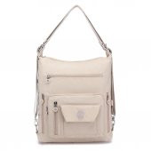 Hem Sırt Hem de Omuz Kadın Çantası Smart Bags 1205 Bej - 1