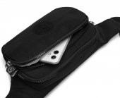 Krinkıl Kumaş Kadın Bel Çantası Smart Bags 1154 Siyah - 5