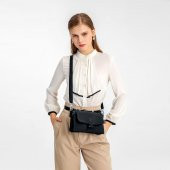 Askılı Kadın Çantası Krinkıl Kumaş Smart Bags 1147-24 Nar - 6