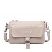 Askılı Kadın Çantası Krinkıl Kumaş Smart Bags 1147 Bej - 1