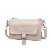 Askılı Kadın Çantası Krinkıl Kumaş Smart Bags 1147 Bej - 5
