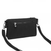 Askılı Kadın Çantası Krinkıl Kumaş Smart Bags 1147 Siyah - 6