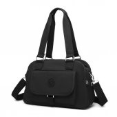 Krinkıl Kumaş Kadın Omuz Çantası Smart Bags 1122 Siyah - 1