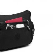 Krinkıl Kumaş Kadın Postacı Çantası Smart Bags 1115 Siyah - 8