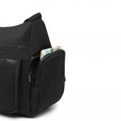 Krinkıl Kumaş Kadın Postacı Çantası Smart Bags 1115 Siyah - 9