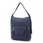 Hem Sırt Hem de Omuz Kadın Çantası Smart Bags 1205 Lacivert - 5