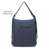 Hem Sırt Hem de Omuz Kadın Çantası Smart Bags 1205 Lacivert - 6