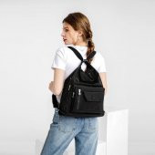 Hem Sırt Hem de Omuz Kadın Çantası Smart Bags 1205 Siyah - 3