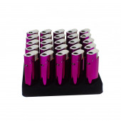 Çakmak Erzi 1975 Metal Mor Çakmak Rüzgarda Sönmeyen Çakmak 25'Li - 1