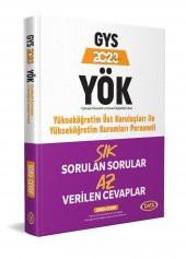 2023 YÖK Personeli GYS Sık Sorulan Sorular Az Verilen Cevaplar Soru Cevap Data Yayınları - 1