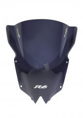 Biadil 2008-2016 Yamaha YZF R6 Uyumlu Double Ön Cam Koyu Füme - 1