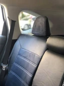 Honda CRV Özel Dikim Koltuk Kılıfı Füme Tay Tüyü - Siyah Deri thumbnail 5
