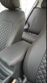 Skoda SuperB Maldive Deri&Sertex Taytüyü Özel Dikim Koltuk Kılıfı - 3