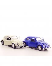 4 Adet Metal Vosvos Araba Dıe Cast Büyük Boy 12cm Nostalji Set - 4