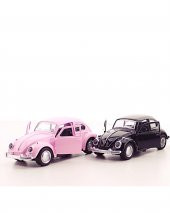 4 Adet Metal Vosvos Araba Dıe Cast Büyük Boy 12cm Nostalji Set - 5