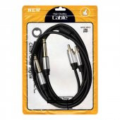 MAGİCVOİCE LD398 2X6.3 MM MONO ERKEK + 2XRCA ERKEK 1.5 METRE KABLO - 2