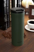 Stevig 2 Go Paslanmaz Çelik Termos Bardak 400 Ml Travel Mug Green ST-204 - 1