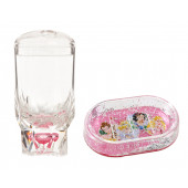 ZBOSP-C75 DİŞ FIRÇALIK VE SABUNLUK 2 Lİ BANYO SETİ PAMUK PRENSES  AKRİLİK thumbnail 2