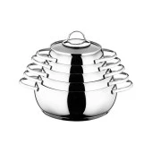 Aryıldız Tencere Seti Olimpos 10 Parça Metal Sap - 1