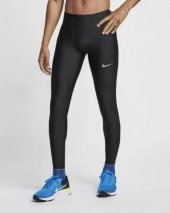 Nike Power Running Erkek Siyah Tayt - 1