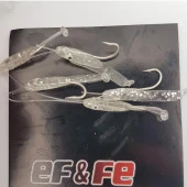 EFFE Raglu Bait Worm 3cm Kurt Çapari Şeffaf Simli HG3406 - 1