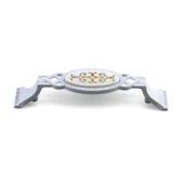 Palmira Mobilya Mutfak Dolabı Çekmece Dolap Kapak Kulpu Kulbu Beyaz (96 MM-9.6 CM) Metal Kulpları - 5