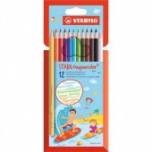 Stabilo Kuru Boya Aquacolor 12 Renk 1612-6 - 1
