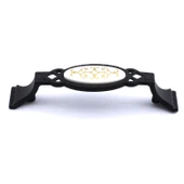 Palmira (96 MM -9.6 CM) Siyah Metal Mobilya Mutfak Dolabı Çekmece Dolap Kapak Kulpu Kulbu Kulpları - 2