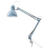IKEA Tertial Çalışma Lambası - Masa Lambası - Açık Mavi - 1