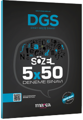 Marka Yayınları 2023 DGS Sözel 5x50 Deneme Sınavı Tamamı PDF Çözümlü Açıklanan Yeni Müfredat - 3
