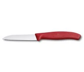 Victorinox Soyma Bıçağı 8cm Düz Ağızlı Kırmızı - 2