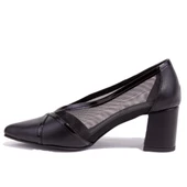 Dagoster DZA07-2682009 Siyah Klasik Topuklu Kadın Ayakkabı thumbnail 3