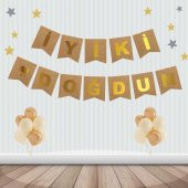 Kraft Üzeri Gold İyiki Doğdun Banner - 1