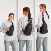 Gumi Kumaş Smart Bags Uniseks Bodybag Omuz Çantası 8654 - 10