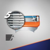 Gillette Fusion5 Power 8li Yedek Tıraş Bıçağı Karton Paket - 4