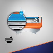 Gillette Fusion5 Power 8li Yedek Tıraş Bıçağı Karton Paket - 5