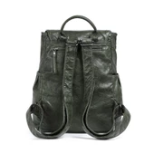 Yıkama Deri Orta Boy Kadın Sırt Çantası 21-K Barcelona 1608 - 2