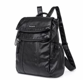 Yıkama Deri Orta Boy Kadın Sırt Çantası 21-K Barcelona 1608 - 11