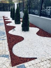 T-May Beyaz Dolomit Taşı 25 Kg 1-2 Cm Bahçe Süsü, Ve Akvaryum Dekorasyonu Için Dere Çakılı - 5