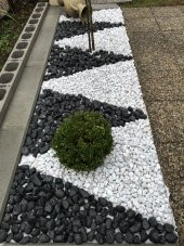 T-May Beyaz Dolomit Taşı 25 Kg 1-2 Cm Bahçe Süsü, Ve Akvaryum Dekorasyonu Için Dere Çakılı - 8