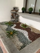 T-May Beyaz Dolomit Taşı 25 Kg 2-4 Cm Bahçe Süsü, Ve Akvaryum Dekorasyonu Için Dere Çakılı - 6