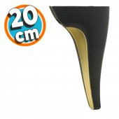 Mobilya Kanepe Yatak Sehpa TV Ünitesi Baza Koltuk Ayağı Siyah Renk 20 cm Ayak thumbnail 1