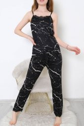Baskılı Pijama Takımı Siyahbeyaz2 - 9226.1287. - 1