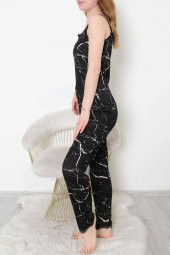 Baskılı Pijama Takımı Siyahbeyaz2 - 9226.1287. - 2