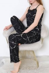 Baskılı Pijama Takımı Siyahbeyaz2 - 9226.1287. - 5