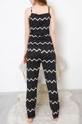 Baskılı Pijama Takımı Siyahdesenli1 - 9226.1287. - 5